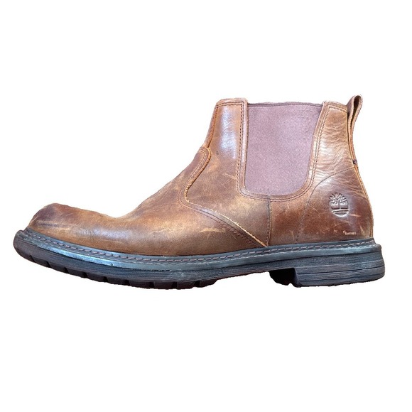 Timberland Other - Timberland Men's Larchmont II Chelsea Boots Brown Leather Size 11.5